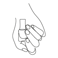 Main-avec-vernis-à-ongle
